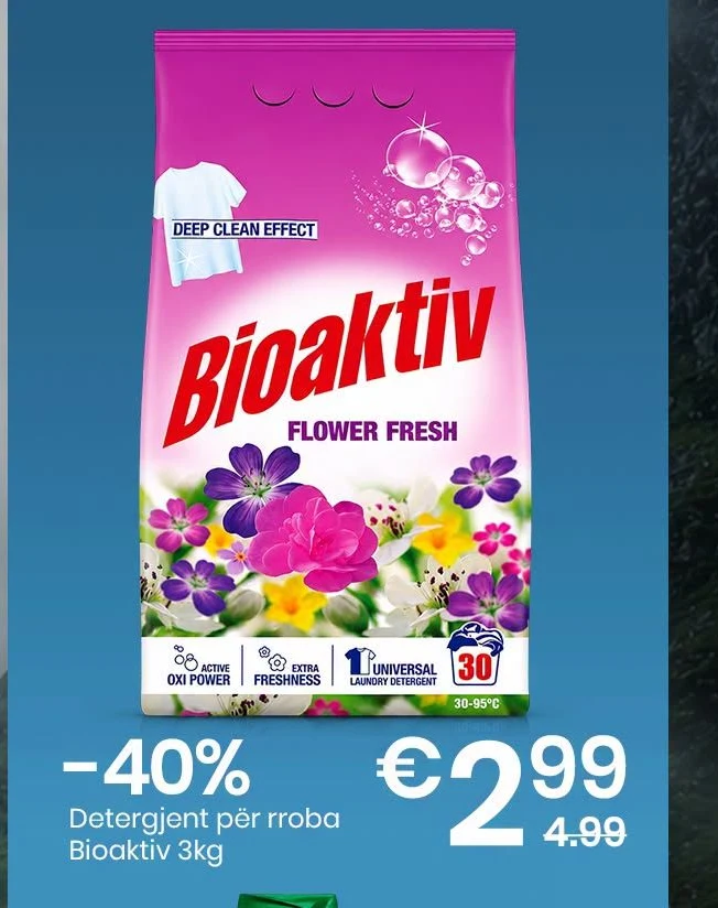Detergjent për Rroba Bioaktiv 3KG