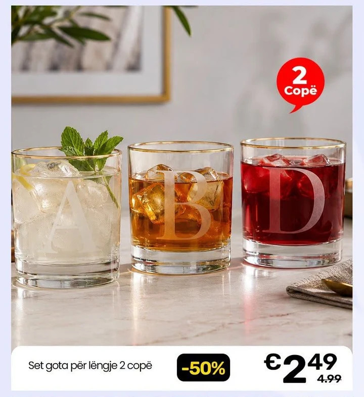Set Gota për Lëngje 2 Copë
