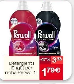Detergjent I Lëngët për Rroba Perwoll 1L