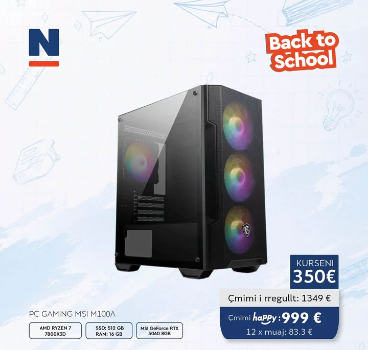 Pc Gaming Msi M100A