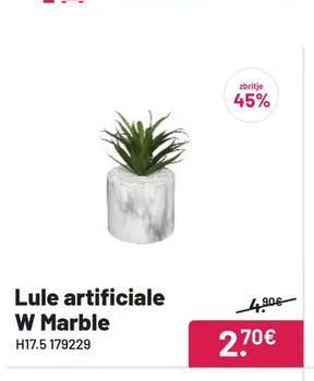 Lule Artificiale W Marble