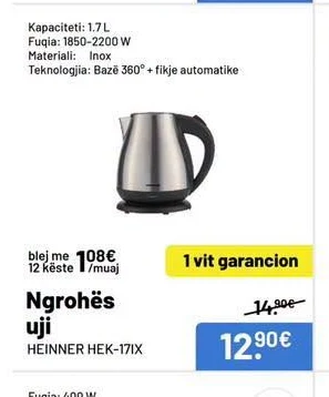 Ngrohës Uji Heinner HEK-17IX