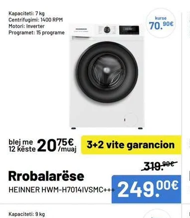 Rrobalarëse Heinner HWM-H7014IVSMC+++