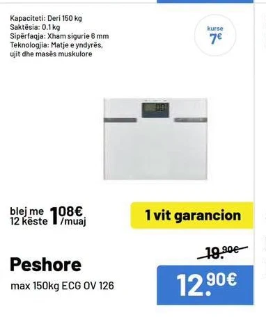 Peshore Max 150KG Ecg Ov 126