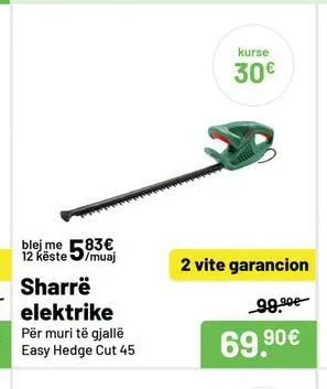 Sharrë Elektrike Easy Hedge Cut 45