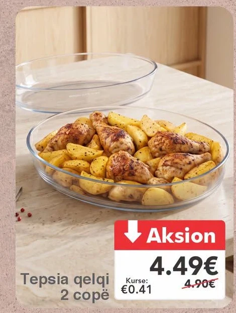 Tepsi Qelqi 2 Copë