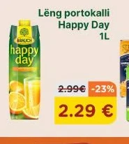 Lëng Portokalli Happy Day 1L