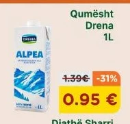 Qumësht Drena 1L