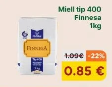 Miell Tip 400 Finnesa 1KG