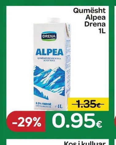 Qumësht Alpea Drena 1L
