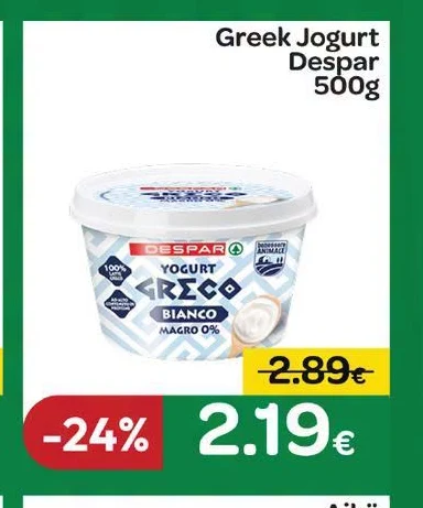 Greek Jogurt Despar 500G