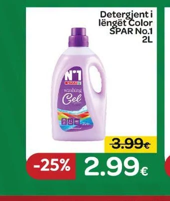 Detergjent I Lëngët Color Spar NO.1 2L