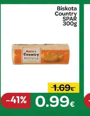 Biskota Country Spar 300G