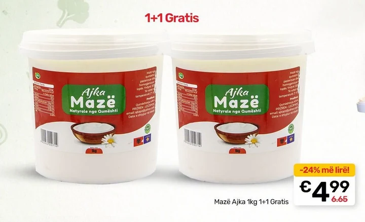 Mazë Ajka 1KG 1+1 Gratis