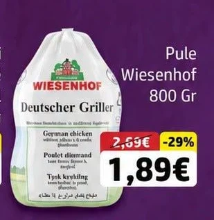 Pule Wiesenhof 800 Gr