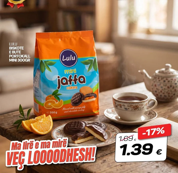 Lulu Biskote E Bute Portokall Mini 300GR