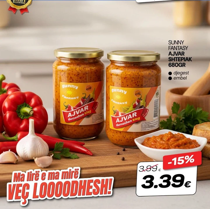 Sunny Fantasy Ajvar Shtepiak 680GR