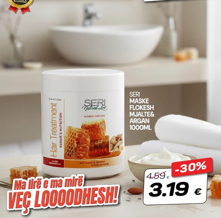 Seri Maske Flokesh Mjalte & Argan 1000ML