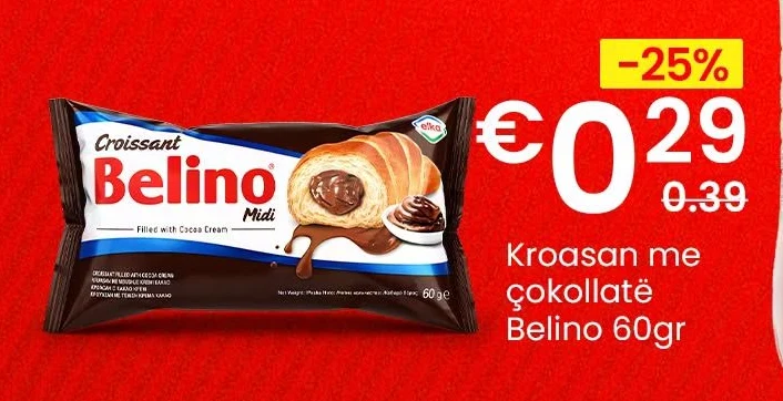 Kroasan me Çokollatë Belino 60GR