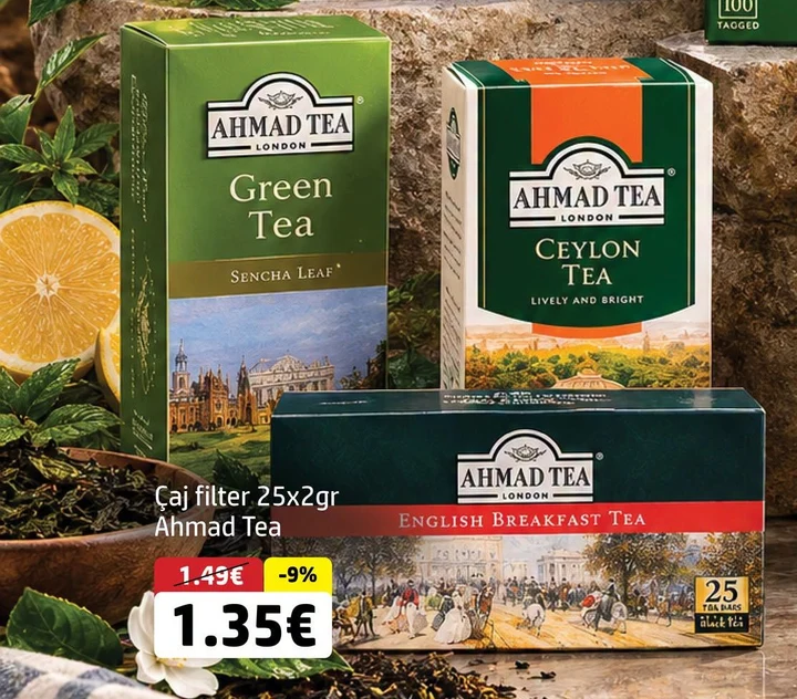 Çaj Filter 25X2GR Ahmad Tea