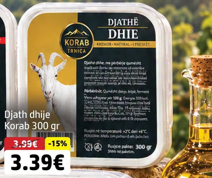 Djath Dhije Korab 300 Gr