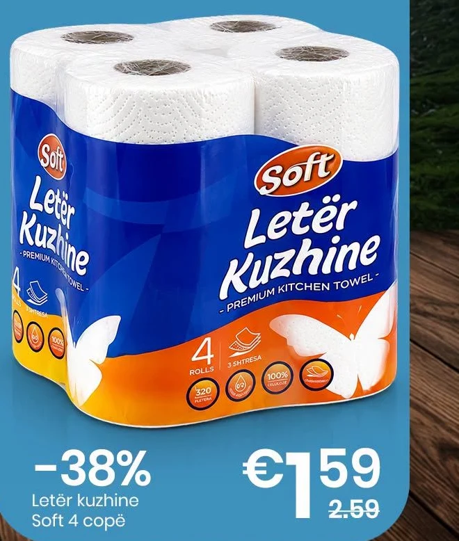 Letër Kuzhine Soft 4 Copë