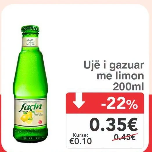 Ujë I Gazuar me Limon