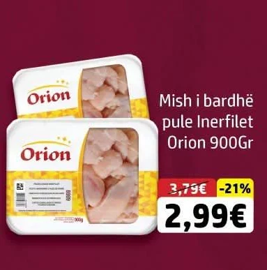 Mish I Bardhë Pule Inerfilet Orion 900GR