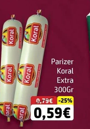 Parizer Koral Extra 300GR