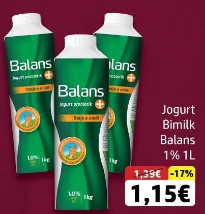 Jogurt Bimilk Balans 1L
