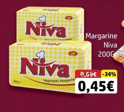 Margarine Niva 200GR