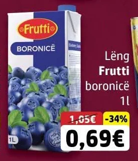 Lëng Frutti Boronicë 1L