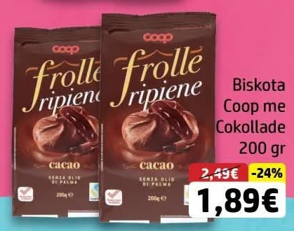 Biskota Coop me Cokollade