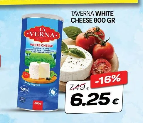 Taverna White Cheese 800 Gr
