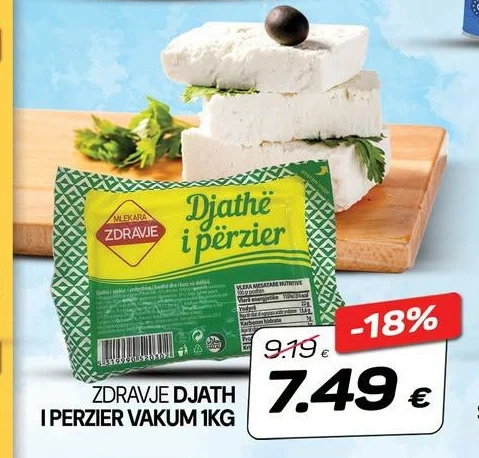 Zdravje Djath I Perzier Vakum 1KG