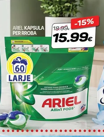 Ariel Kapsula per Rroba