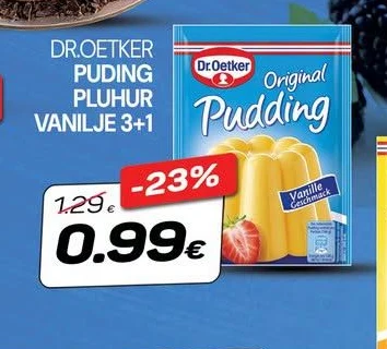 Dr.oetker Puding Pluhur Vanilje 3+1