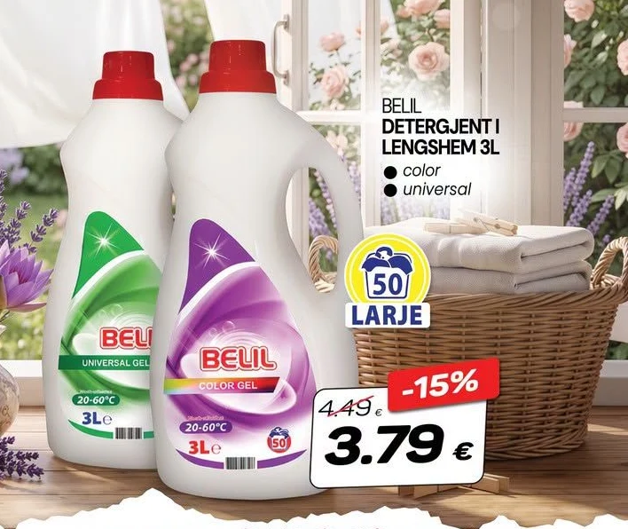 Belil Detergjent I Lengshem 3L