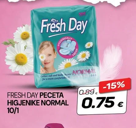 Fresh Day Peceta Higjenike Normal 10/1