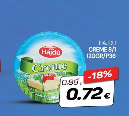 Hajdu Creme 8/1 120GR/P36