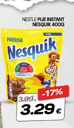Nestle Pije Instant Nesquik 400G
