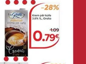 Krem për Kafe 3. 1L, Grata
