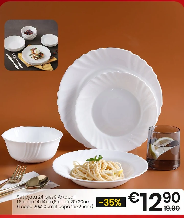 Set Pjata 24 Pjesë Arkopall