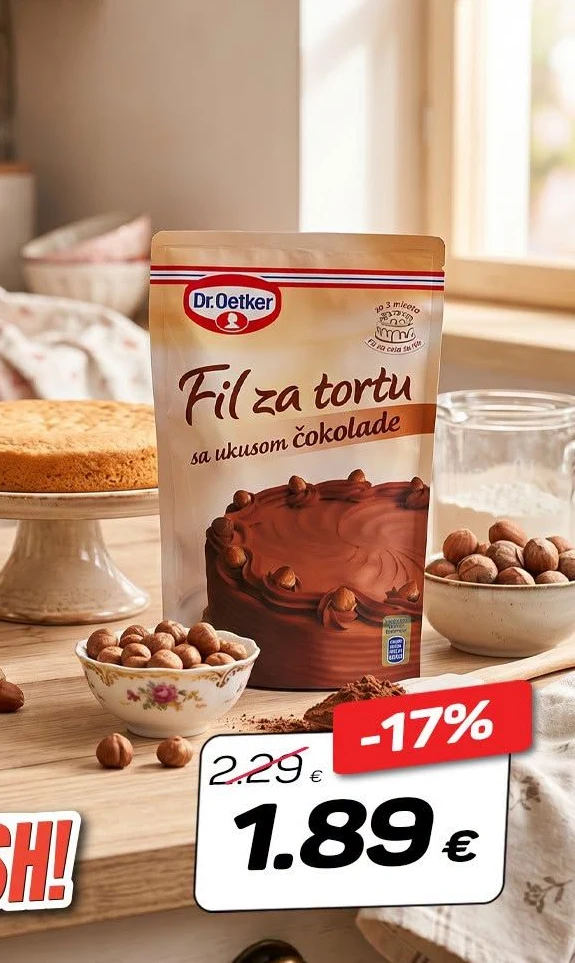 Dr. Oetker Fil Za Tortu Sa Ukusom Čokolade