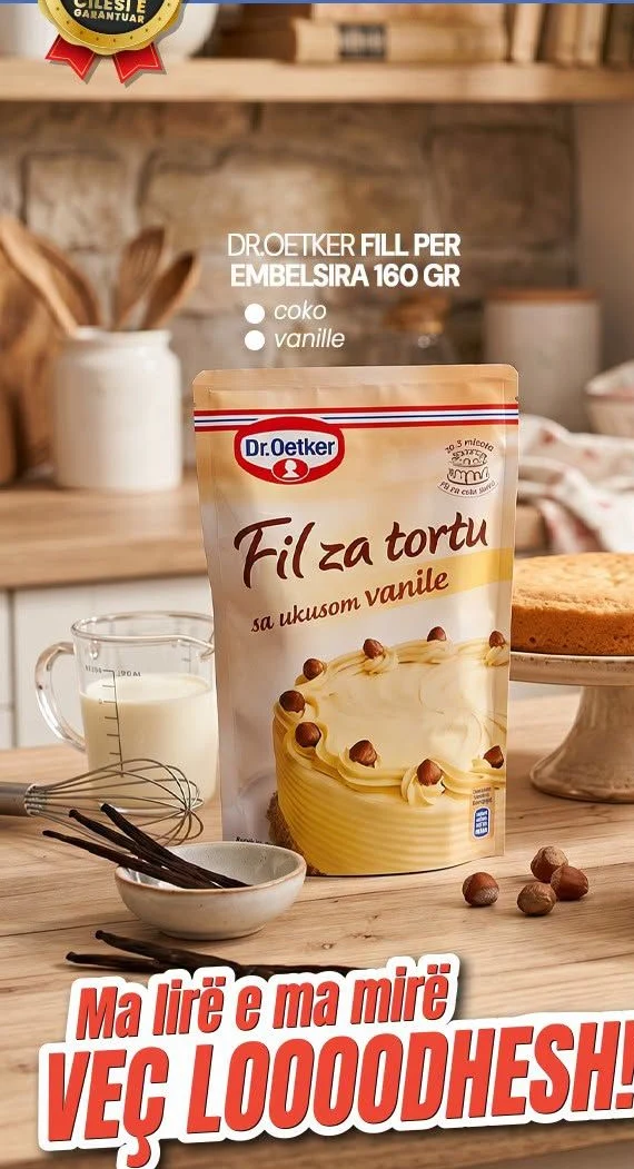Dr. Oetker Fil Za Tortu Sa Ukusom Vanile