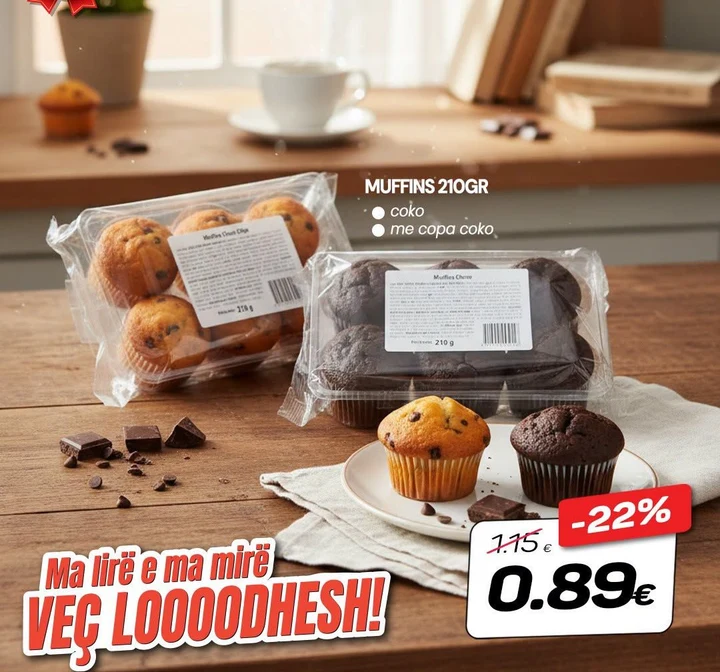 Muffins 210GR