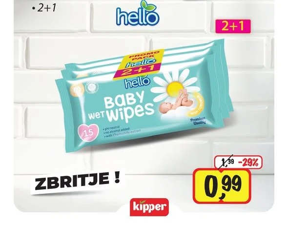 Hello Letër E Lagur 72 Copë 2+1