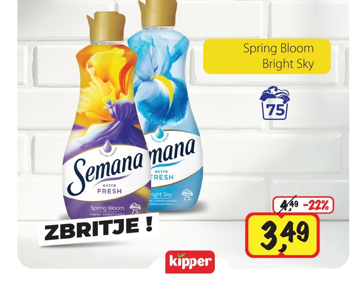 Semana Zbutës për Rroba Spring Bloom 1500 Ml