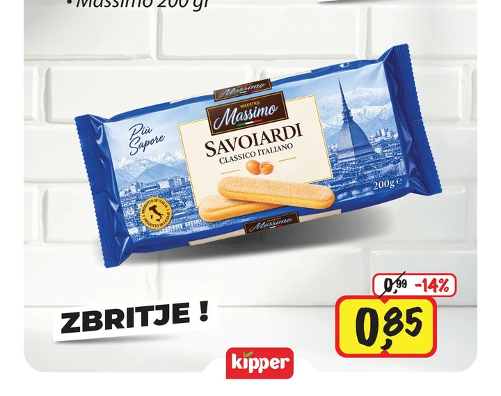 Massimo Biskota për Tiramisu 200 Gr