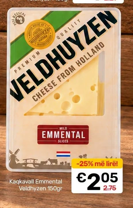 Kaçkavall Emmental Veldhuyzen 150GR